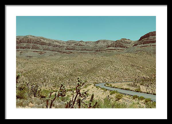 Desert Road - Framed Print