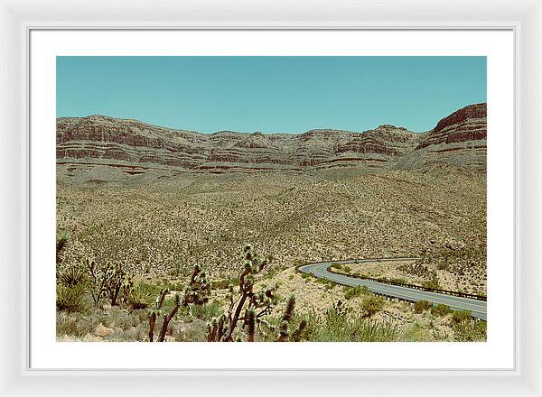 Desert Road - Framed Print