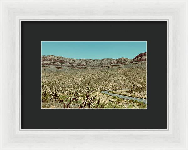 Desert Road - Framed Print