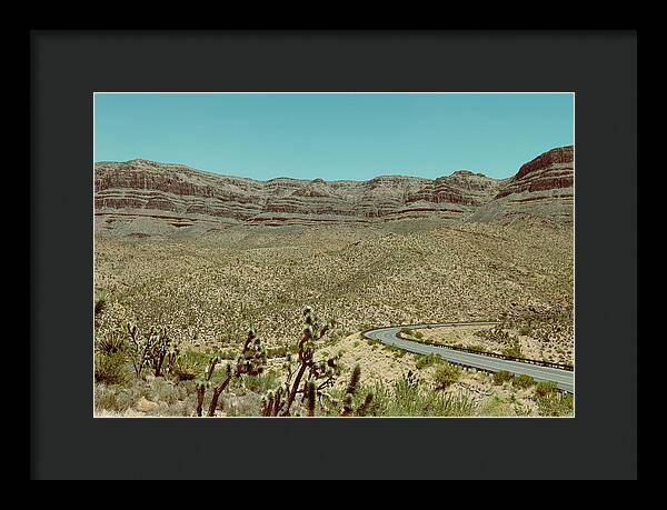 Desert Road - Framed Print