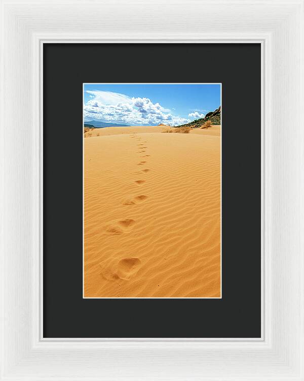 Dune Trail - Framed Print