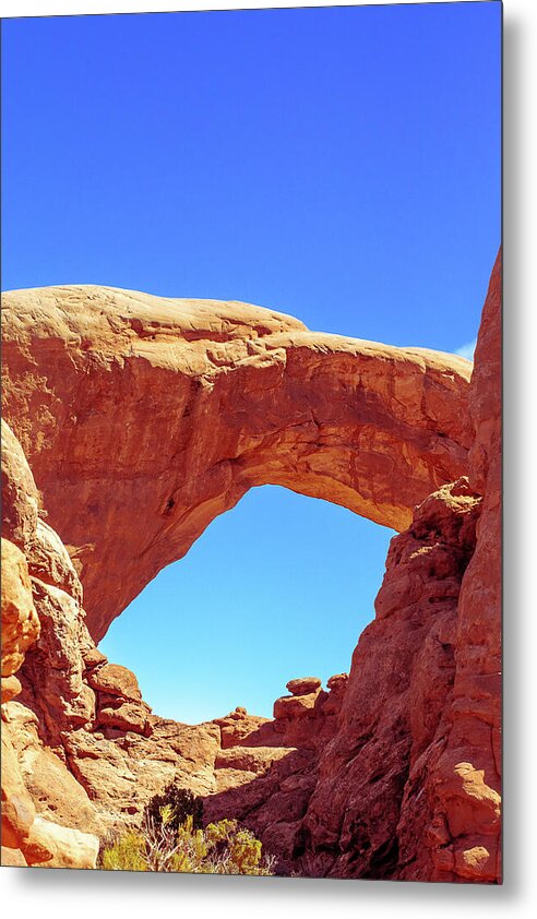 Warm Arch  - Metal Print