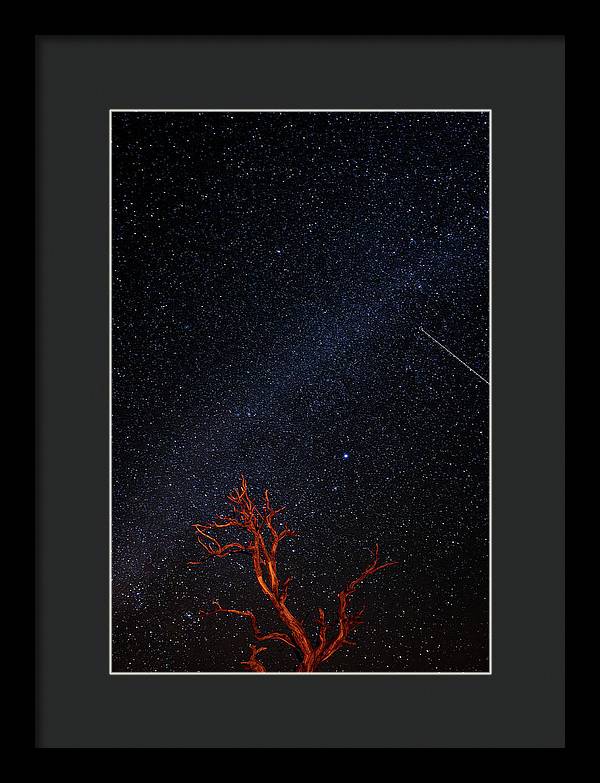 Desert Galaxy - Framed Print