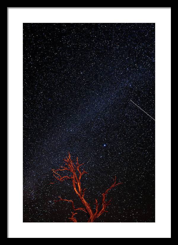 Desert Galaxy - Framed Print