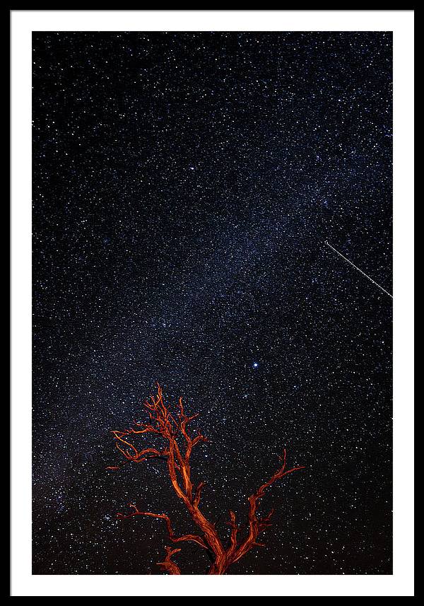 Desert Galaxy - Framed Print