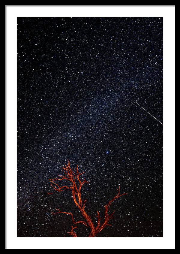 Desert Galaxy - Framed Print