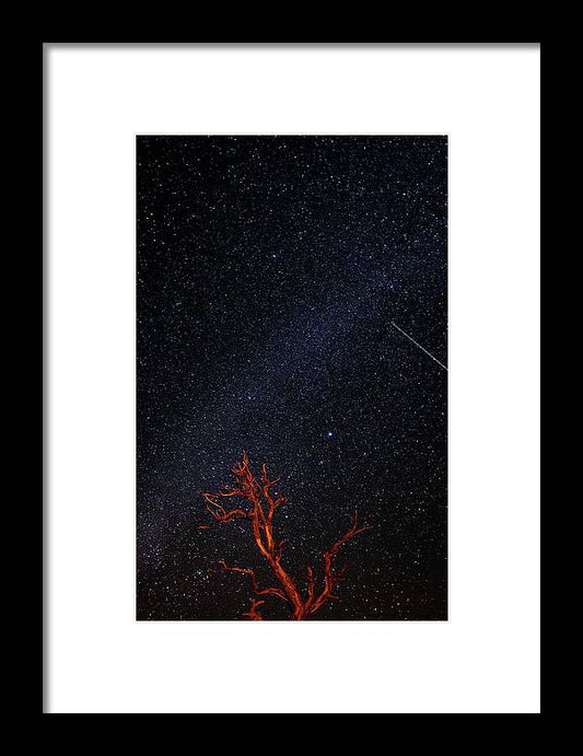 Desert Galaxy - Framed Print