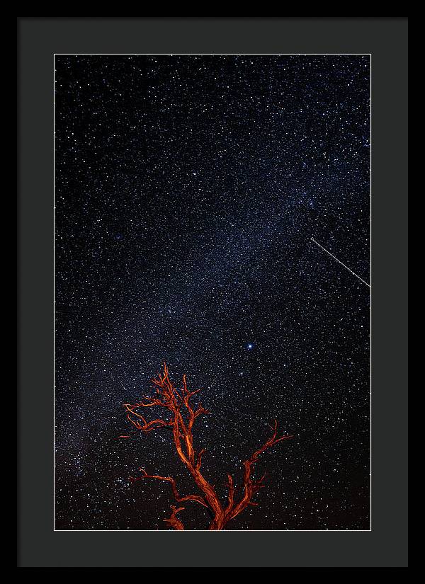 Desert Galaxy - Framed Print