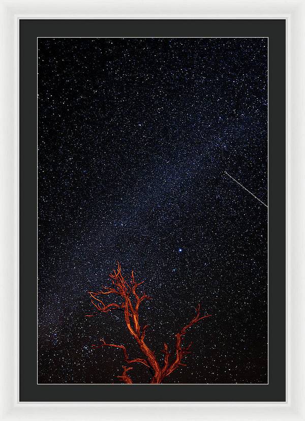 Desert Galaxy - Framed Print