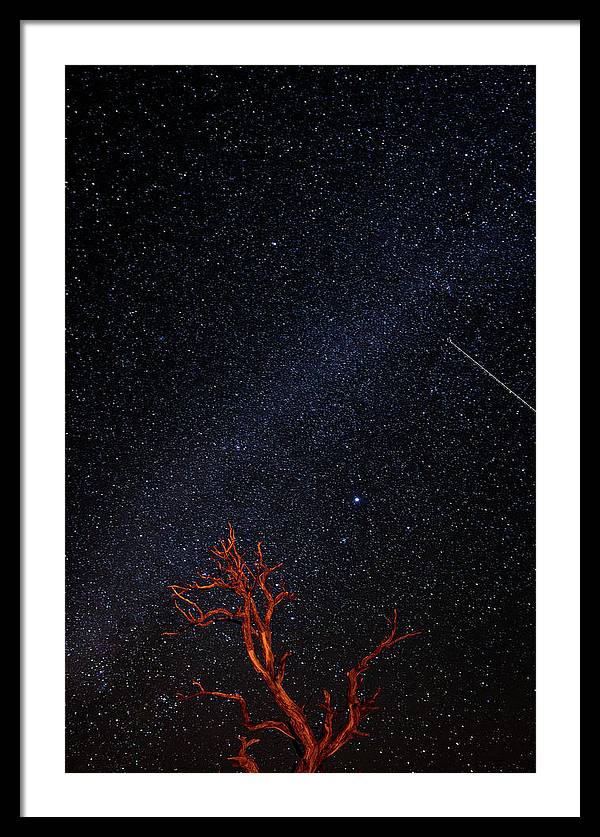 Desert Galaxy - Framed Print