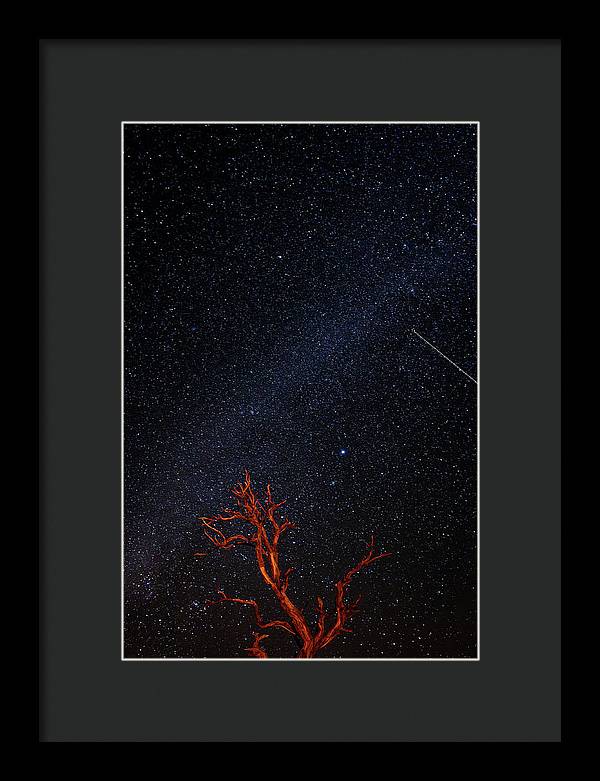 Desert Galaxy - Framed Print