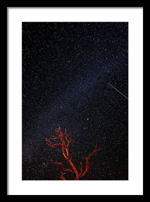 Desert Galaxy - Framed Print