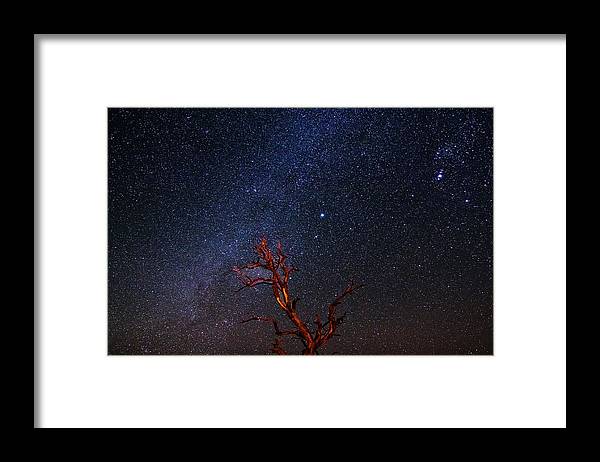 Desert Galaxy Horizontal - Framed Print