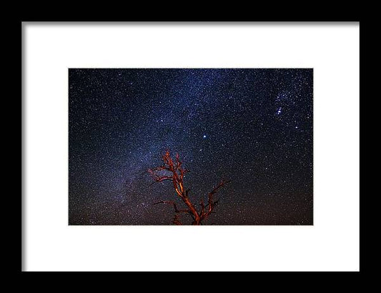 Desert Galaxy Horizontal - Framed Print