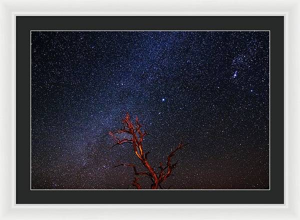 Desert Galaxy Horizontal - Framed Print