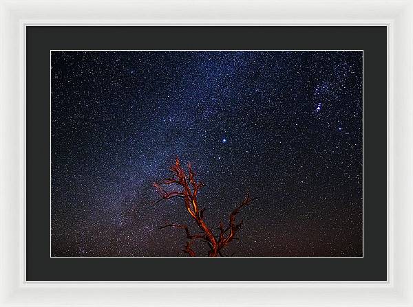 Desert Galaxy Horizontal - Framed Print