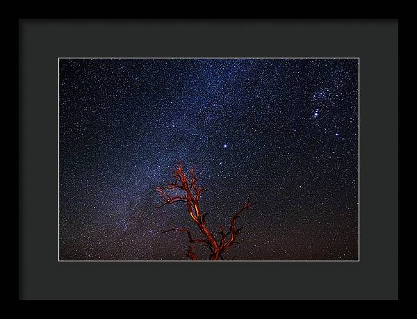 Desert Galaxy Horizontal - Framed Print