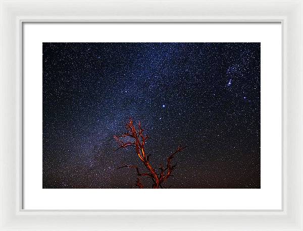 Desert Galaxy Horizontal - Framed Print