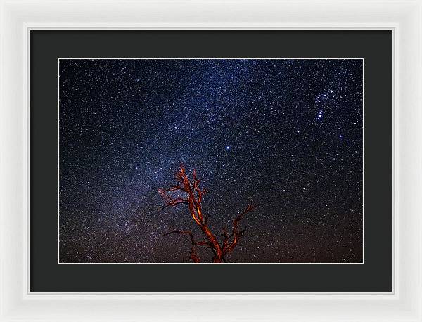 Desert Galaxy Horizontal - Framed Print