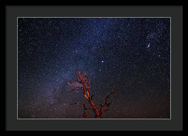 Desert Galaxy Horizontal - Framed Print