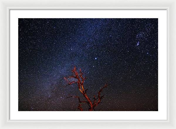 Desert Galaxy Horizontal - Framed Print