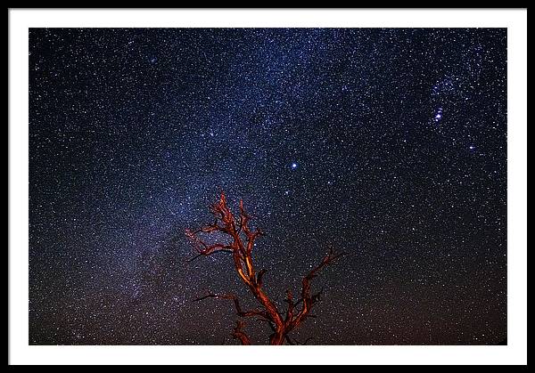 Desert Galaxy Horizontal - Framed Print