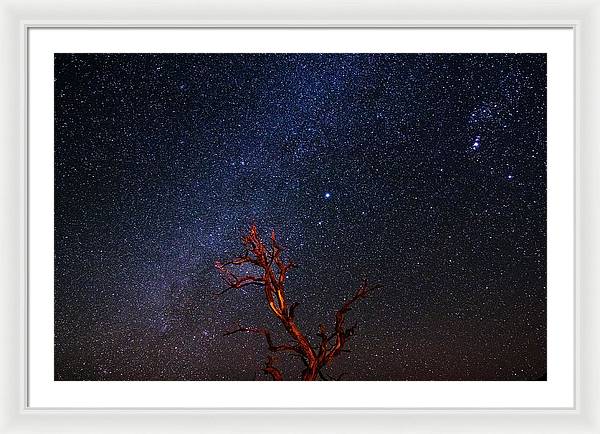 Desert Galaxy Horizontal - Framed Print