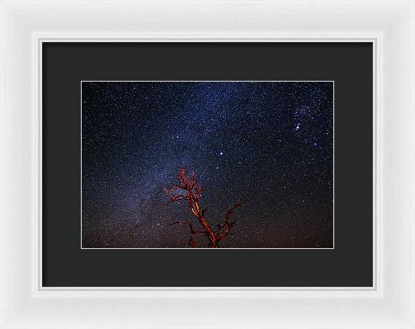 Desert Galaxy Horizontal - Framed Print