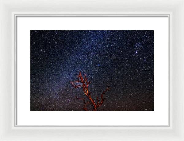 Desert Galaxy Horizontal - Framed Print