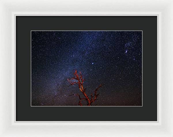 Desert Galaxy Horizontal - Framed Print