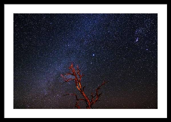 Desert Galaxy Horizontal - Framed Print