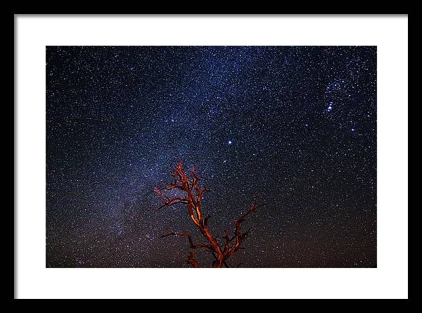 Desert Galaxy Horizontal - Framed Print