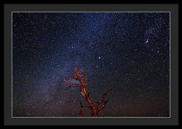 Desert Galaxy Horizontal - Framed Print