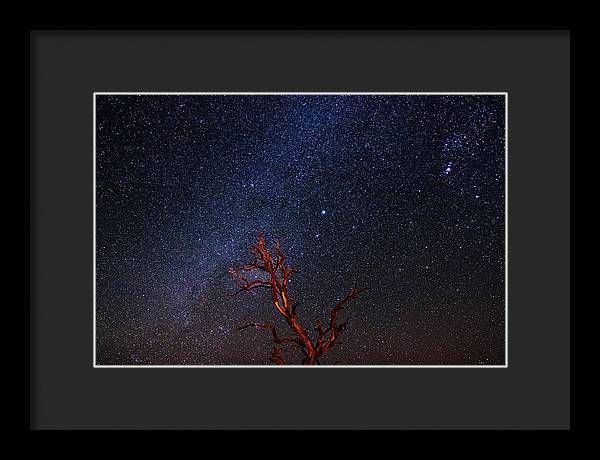 Desert Galaxy Horizontal - Framed Print