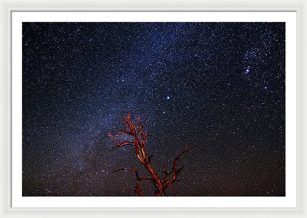 Desert Galaxy Horizontal - Framed Print