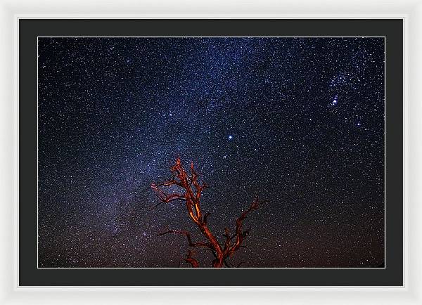 Desert Galaxy Horizontal - Framed Print