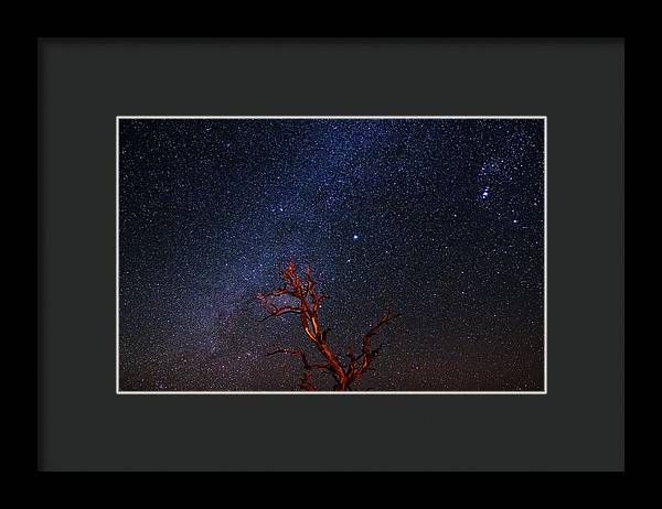 Desert Galaxy Horizontal - Framed Print