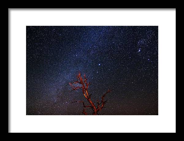 Desert Galaxy Horizontal - Framed Print