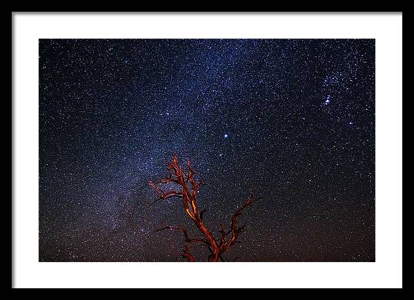 Desert Galaxy Horizontal - Framed Print