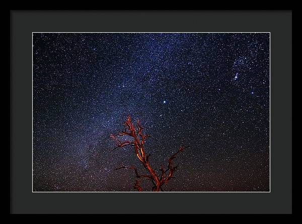 Desert Galaxy Horizontal - Framed Print