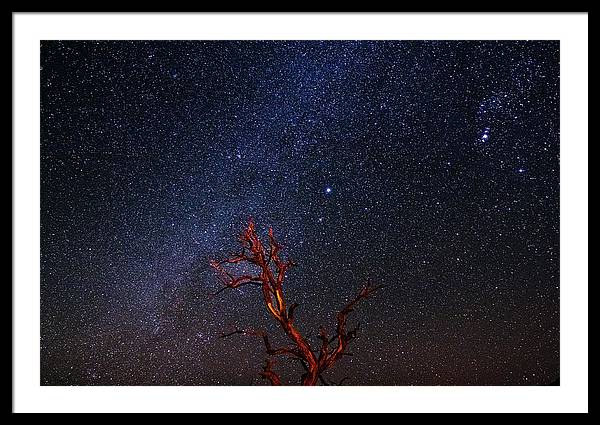 Desert Galaxy Horizontal - Framed Print