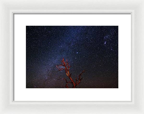 Desert Galaxy Horizontal - Framed Print