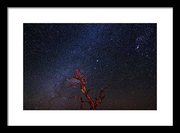 Desert Galaxy Horizontal - Framed Print