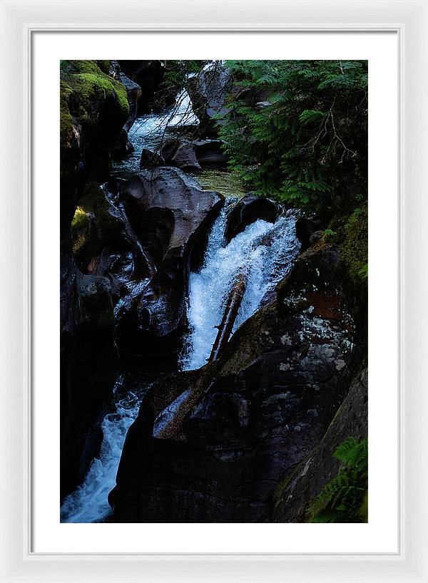 Glacier Water - Framed Print