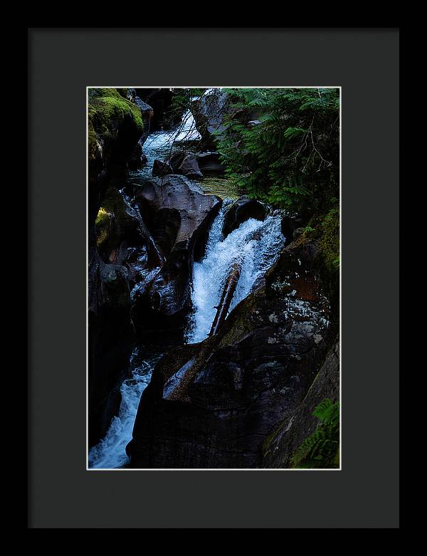 Glacier Water - Framed Print