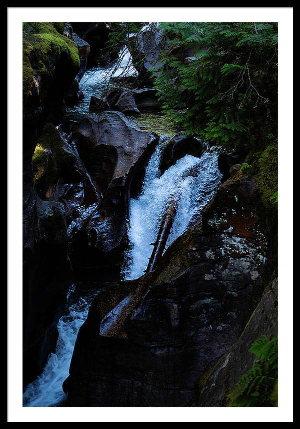 Glacier Water - Framed Print