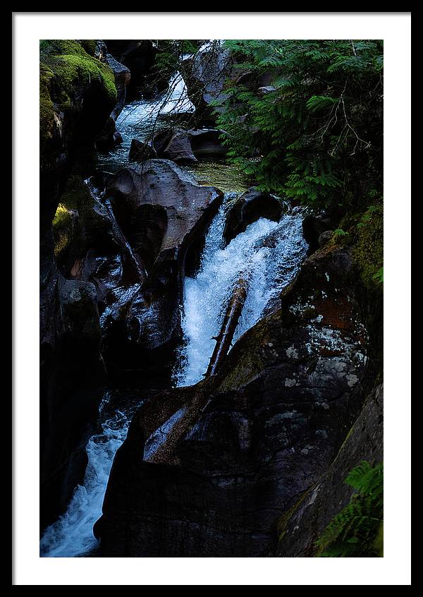 Glacier Water - Framed Print