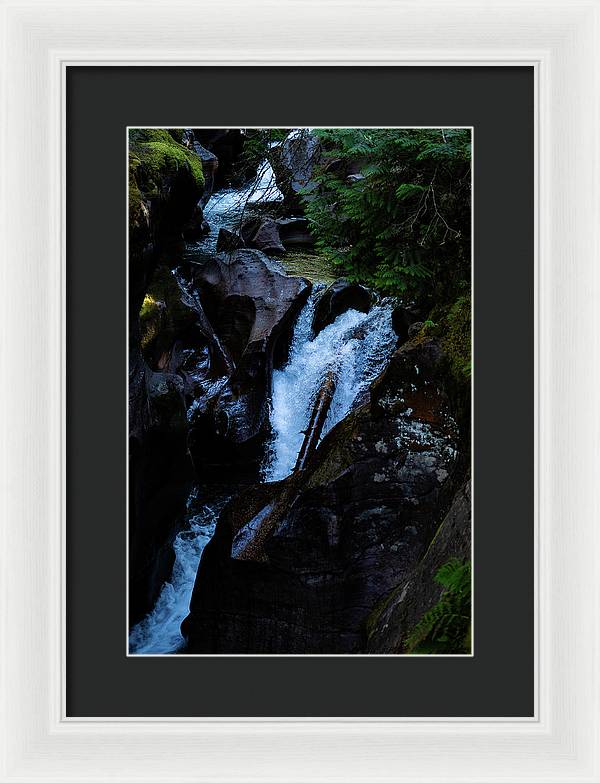 Glacier Water - Framed Print