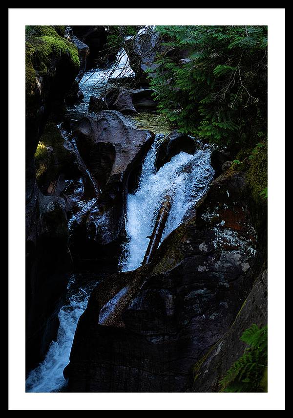 Glacier Water - Framed Print