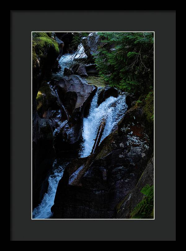 Glacier Water - Framed Print